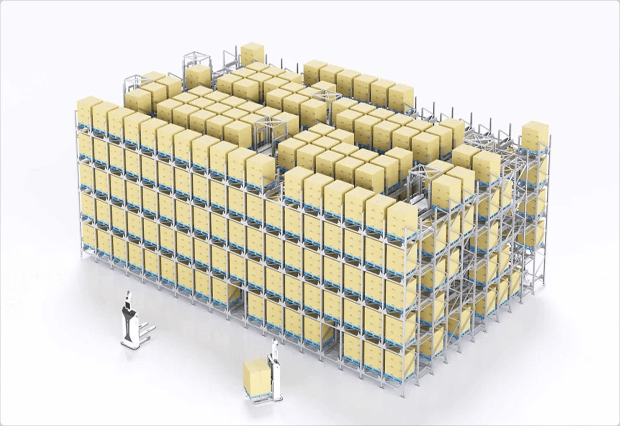 Petrochemical AS/RS System Company L 3D rack configuration